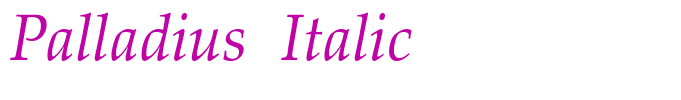 Palladius  Italic